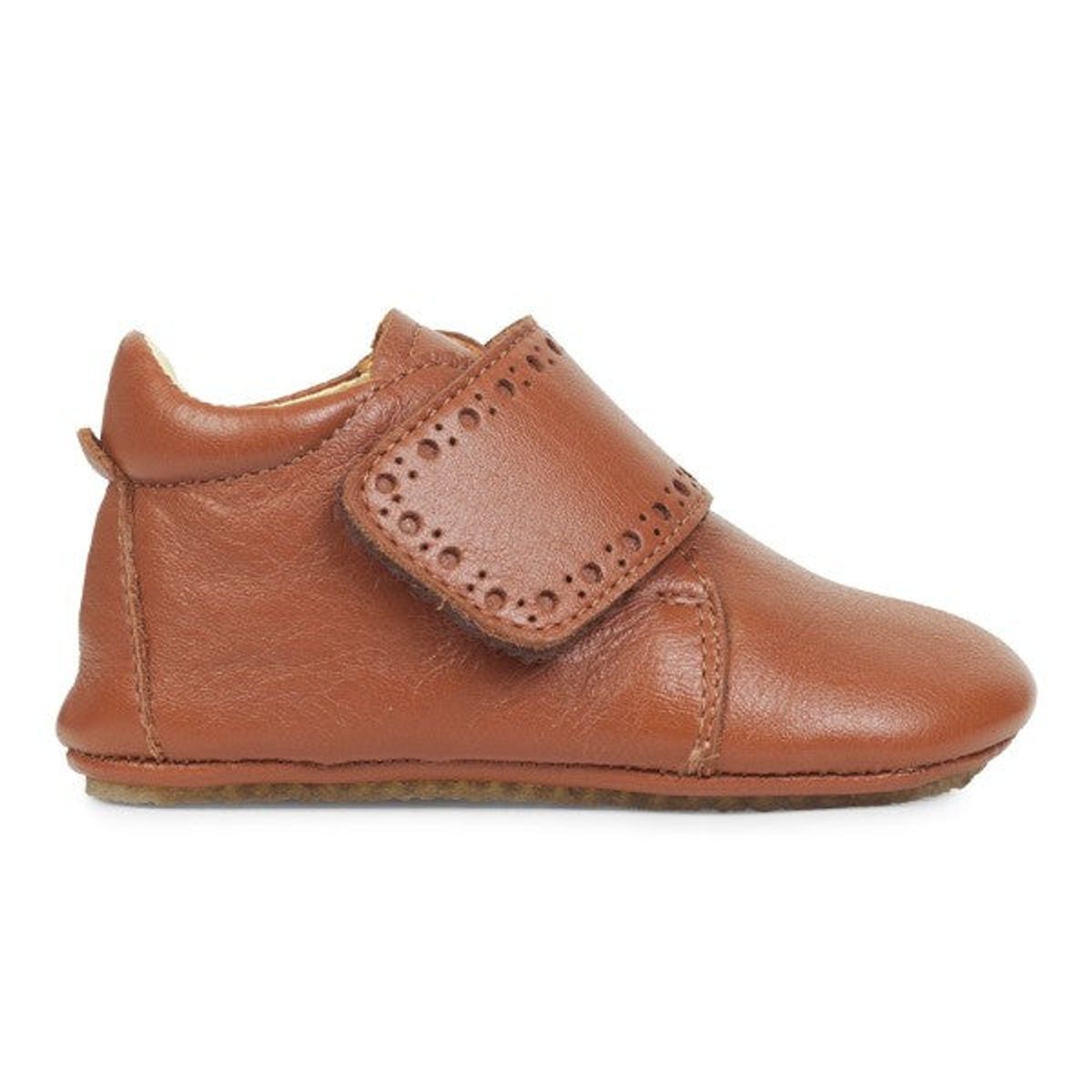 Angulus - Hjemmesko Velcro - Cognac - 19