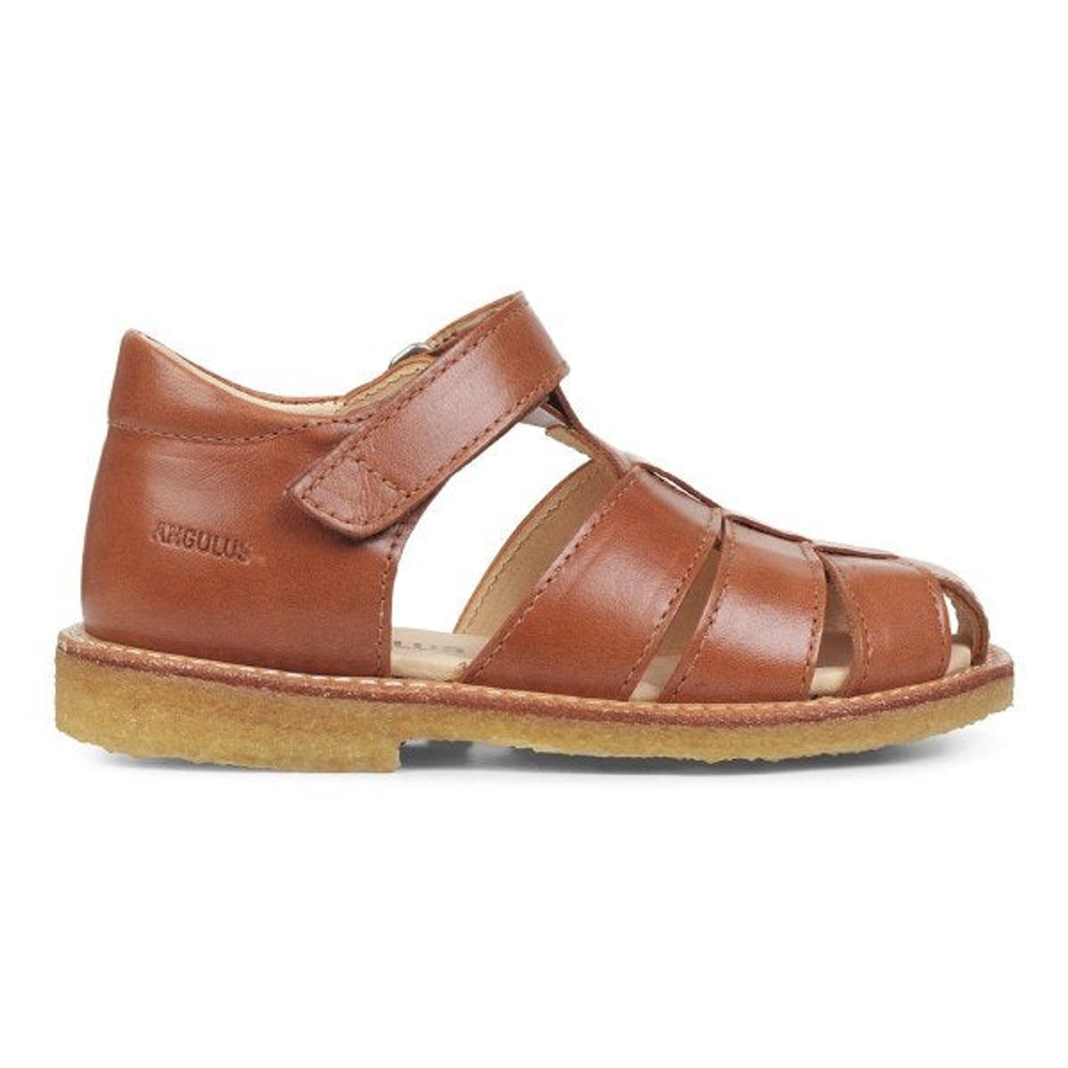 Angulus - Sandal m. velcro - Cognac - 31