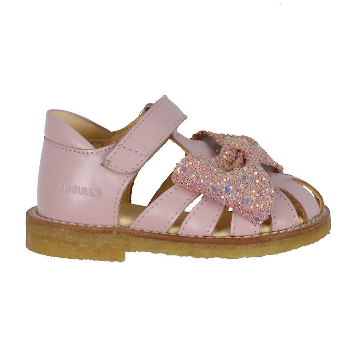 Angulus Sandaler - Begynder - Pale Rose/Rose Glitter