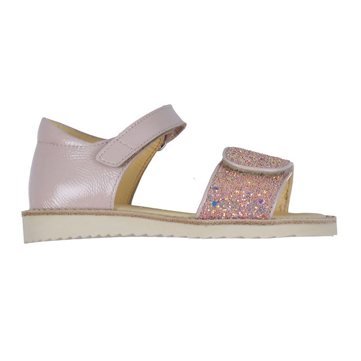 Angulus Sandaler - Pale Rose/Rose Glitter