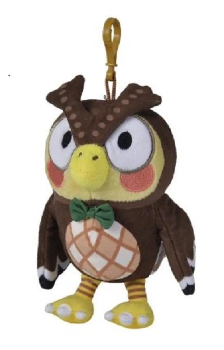 Animal Crossing - Residents - Blathers - Plush Keychain 15cm