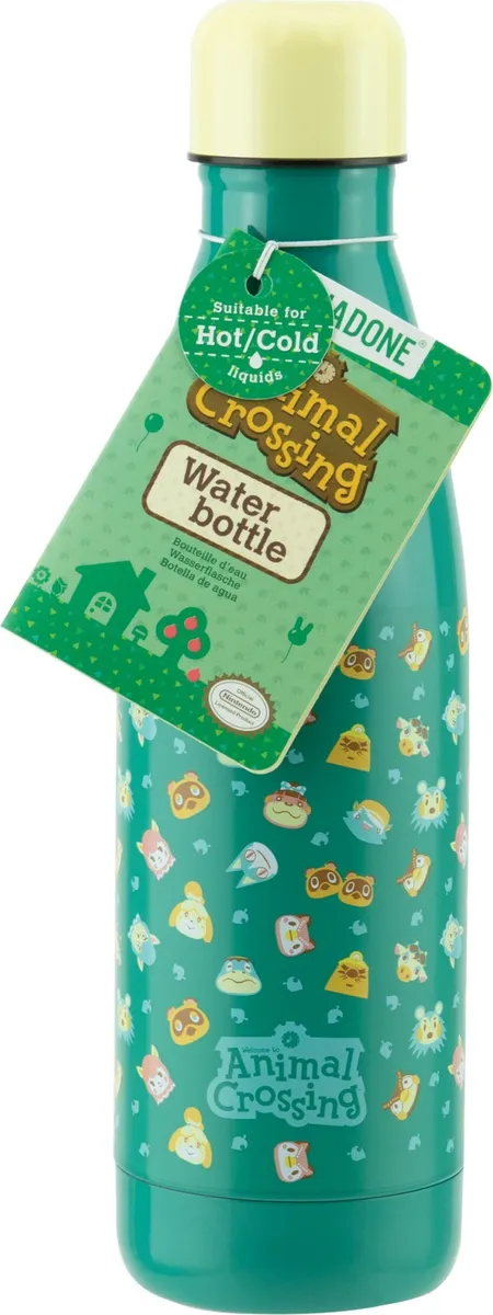 Animal Crossing - Termoflaske - Grøn - 460 Ml