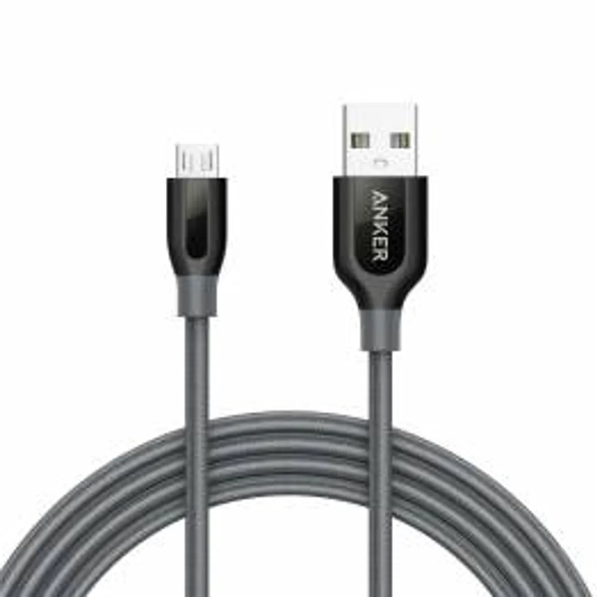 Anker Powerline+ Micro-USB kabel 0,9m/1,8m grå med lomme