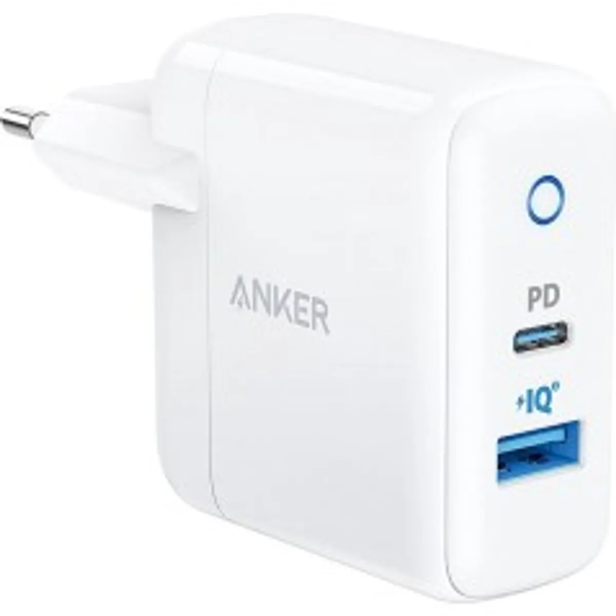 Anker PowerPort Strømforsyningsadapter 35Watt Europlug (strøm CEE 7/16) GaN