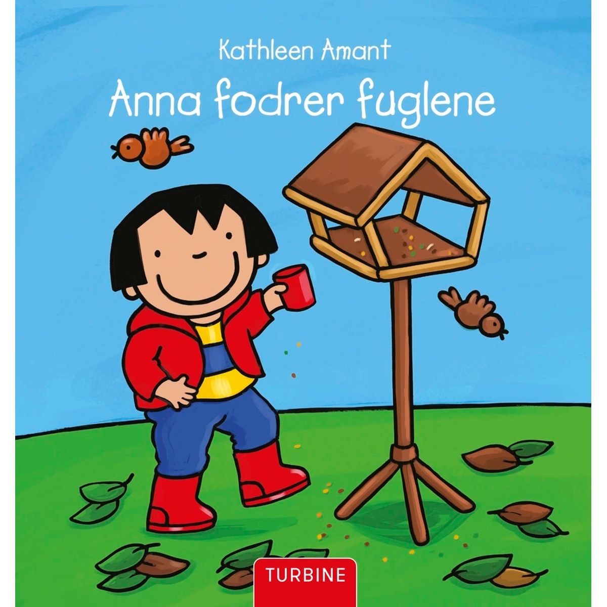 Anna fodrer fuglene