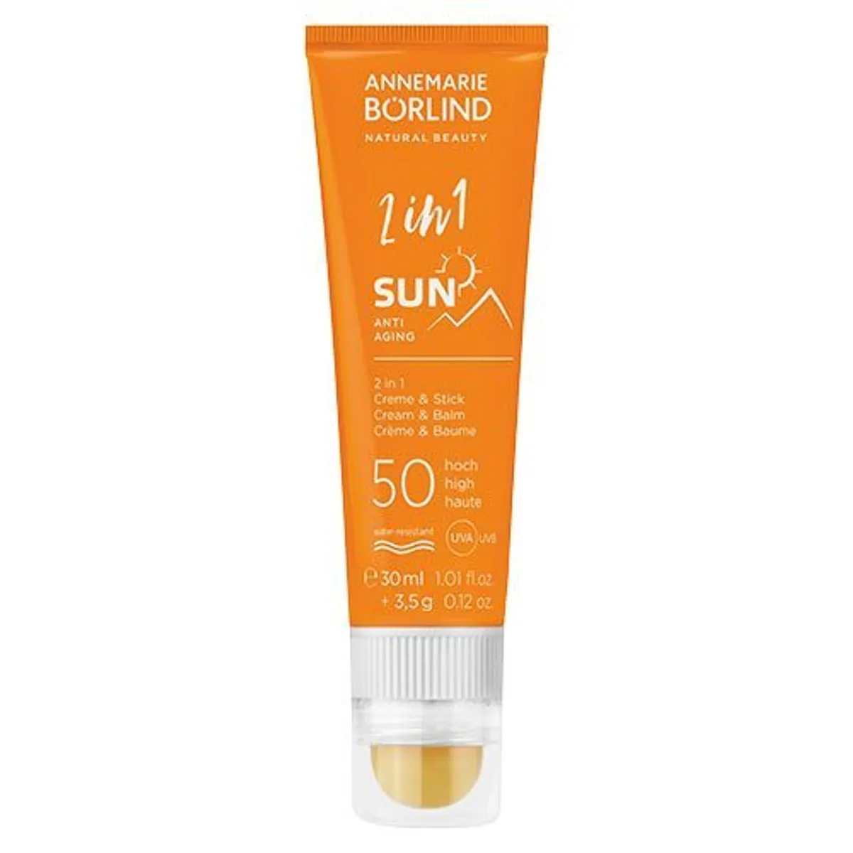 Annemarie Børlind SUN 2 in1 Cream & Stick anti-aging SPF 50 - 30 ml.