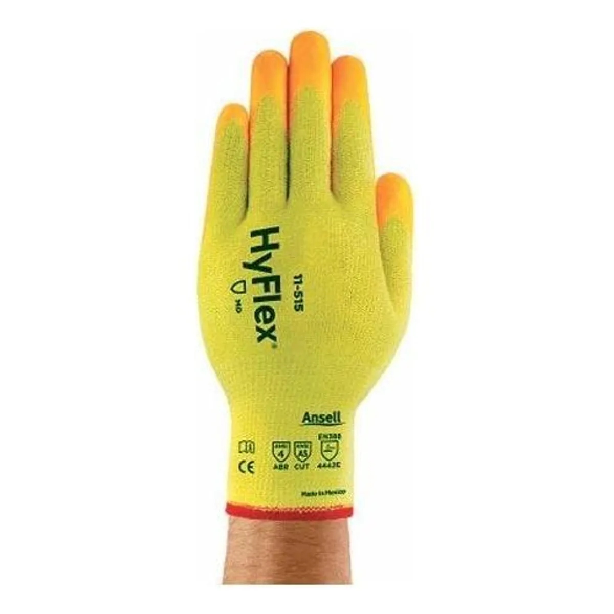 Ansell Hyflex 11-515 HI-VIZ skærehandske