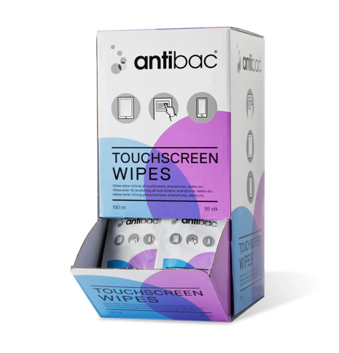 Antibac Touchscreen Wipes