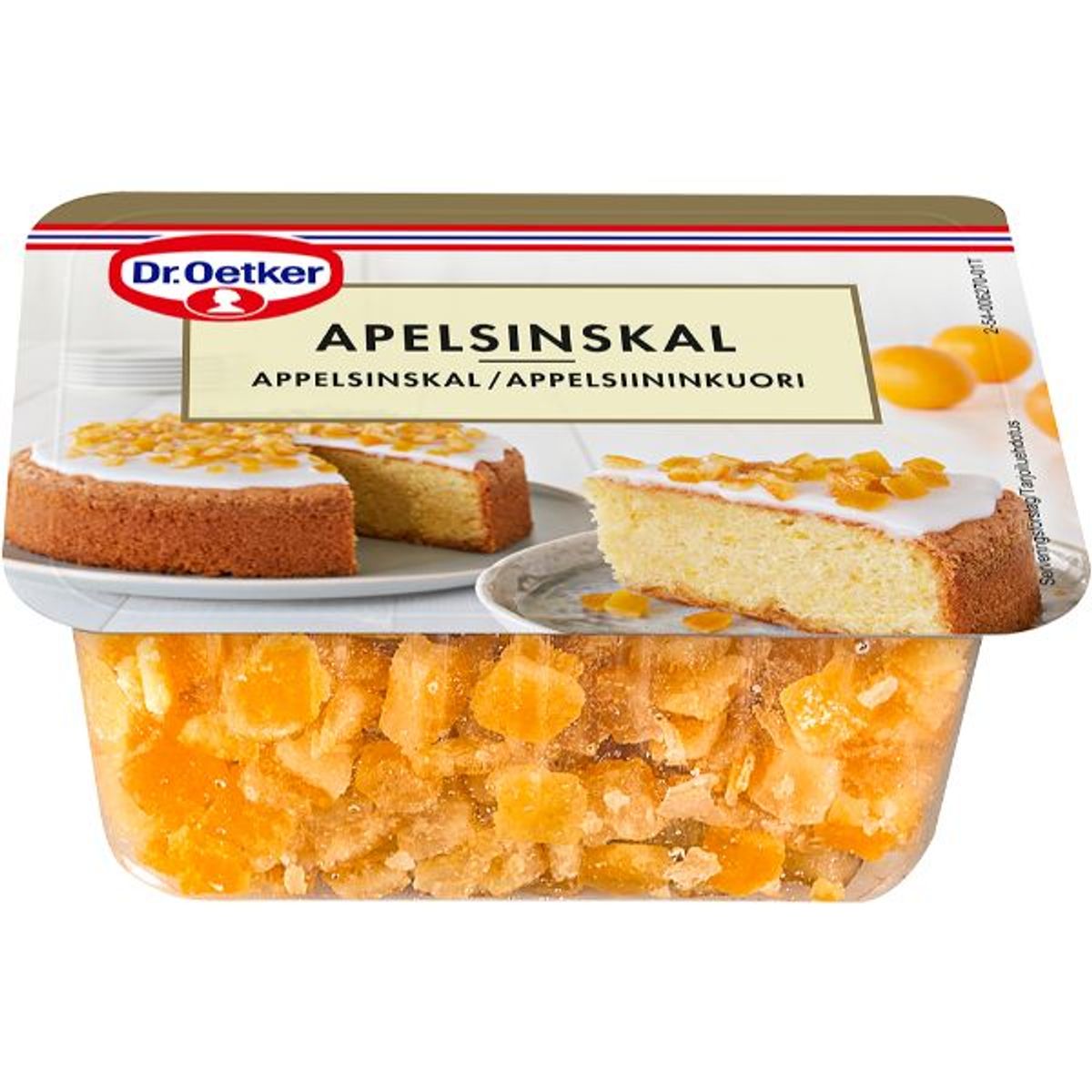 Appelsinskal hakket 100 g - Dr. Oetker