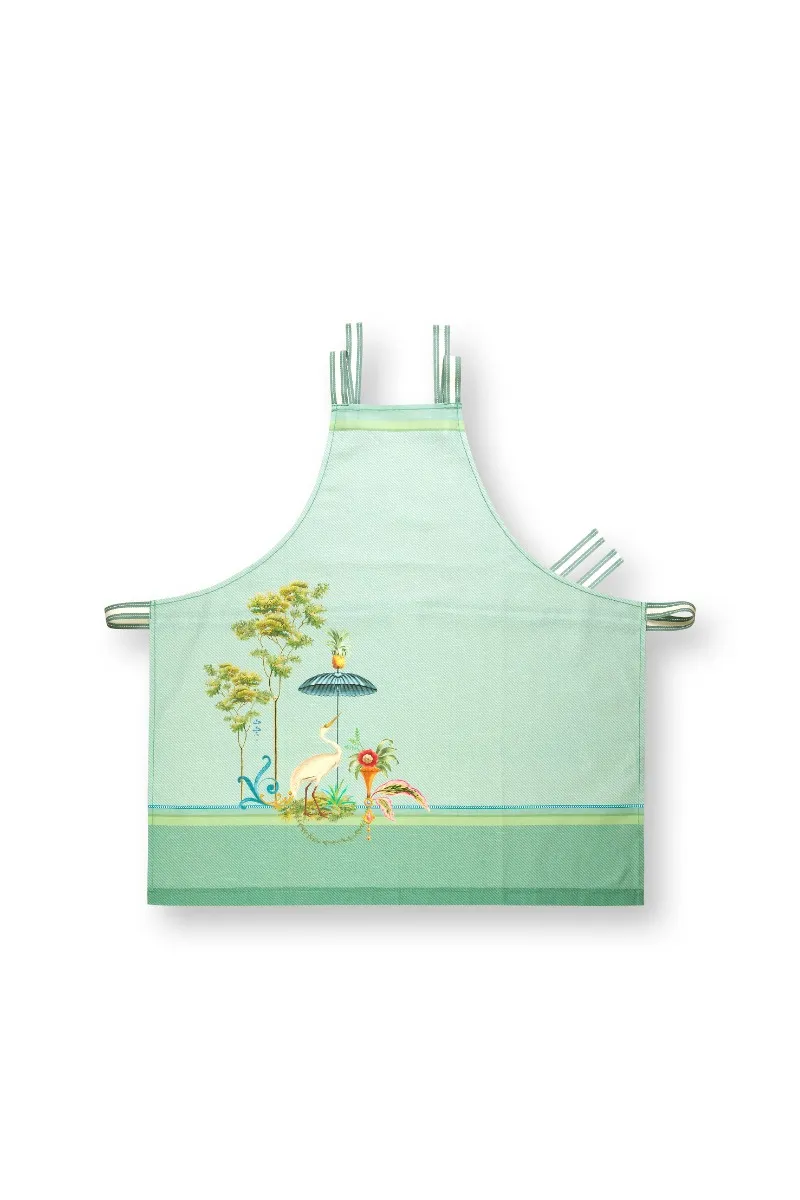 Apron Jolie Heron Big Blue 85x88cm