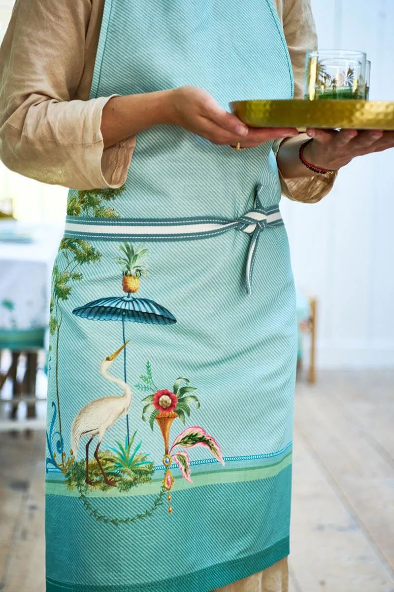 Apron Jolie Heron Big Blue 85x88cm