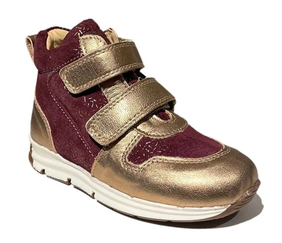 Arauto Rap vandtæt sporty sneakers, guld/bordeaux