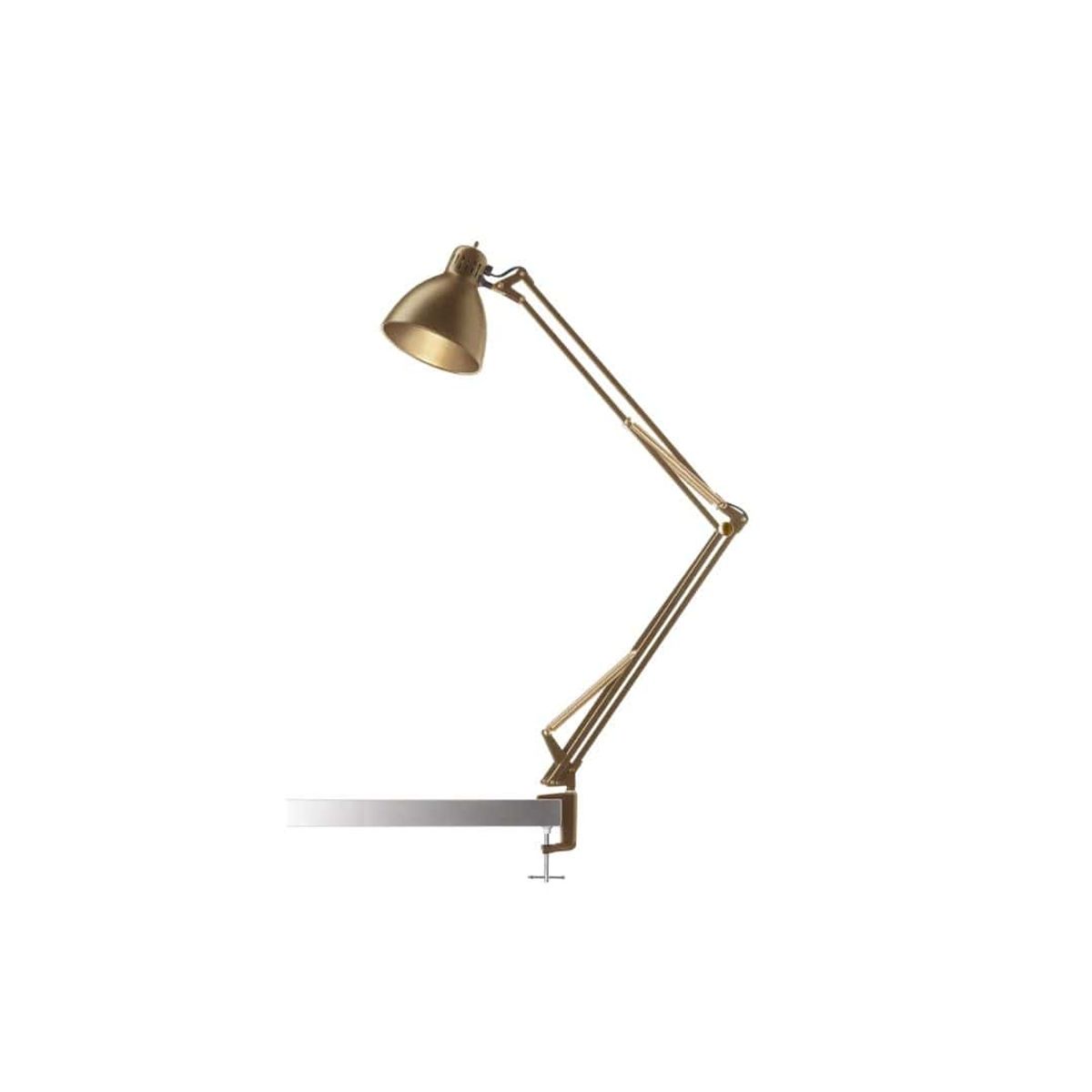 Archi T1 Junior Bordlampe med klemme Messing - Nordic Living