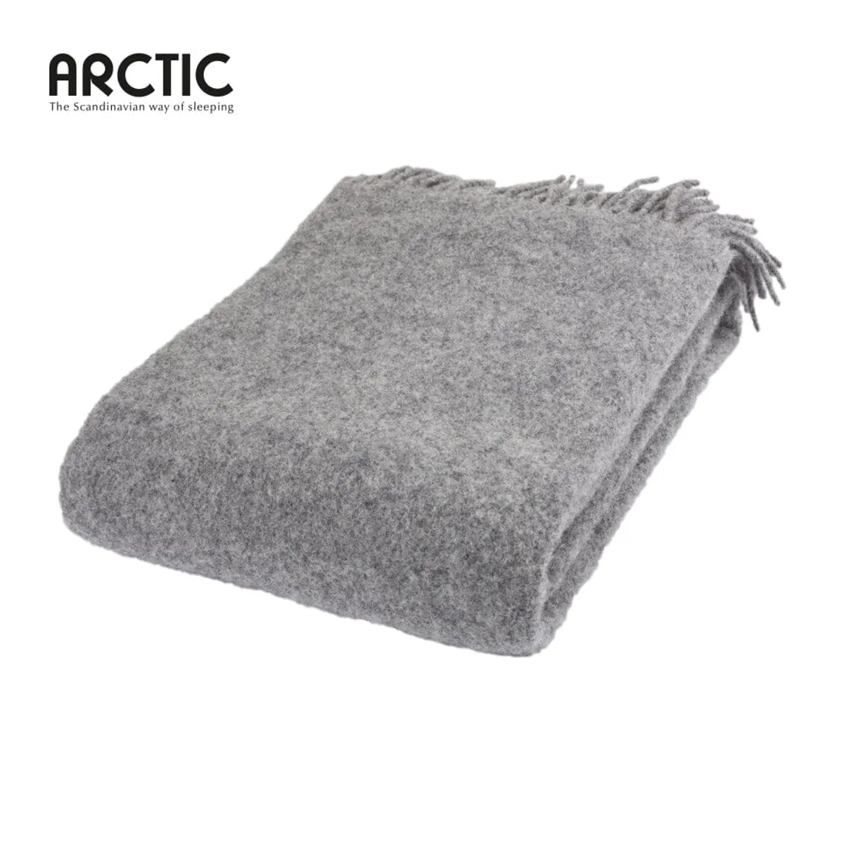 Arctic - Uldplaid Melange - Grey