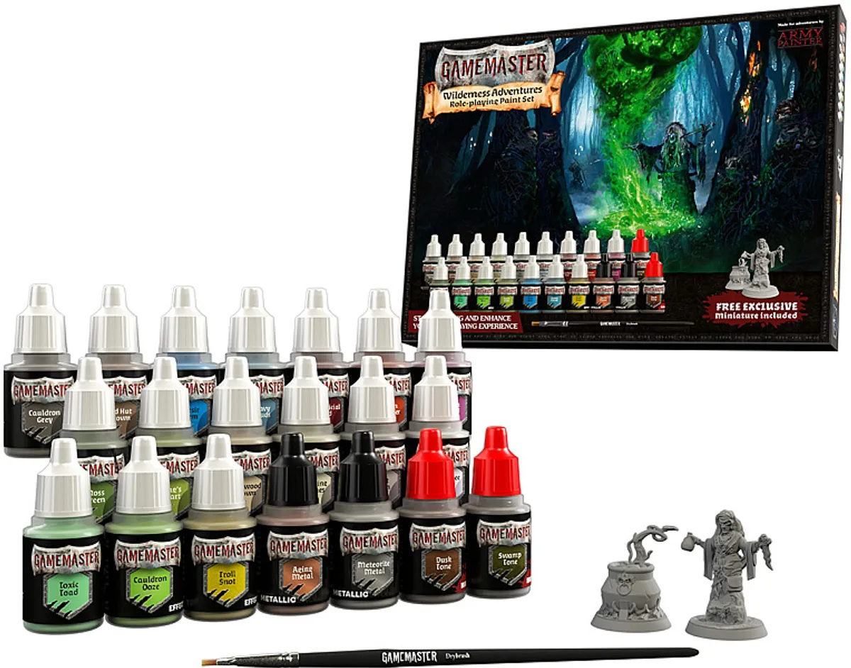 Army Painter - Gamemaster: Wilderness Adventures Set (Role Playing Paint Set) - GM1007