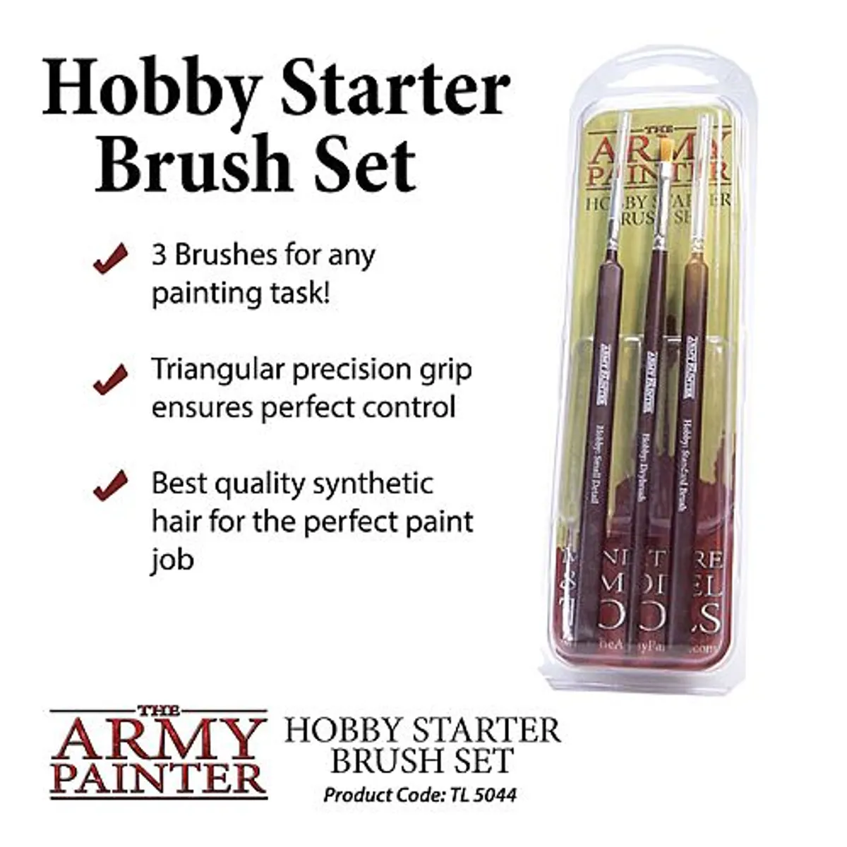 Army Painter - Starter Set: Hobby Starter Brush Set (2019) - TL5044