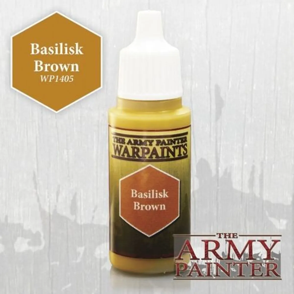 Army Painter Warpaints: Acrylics - Basilisk Brown - WP1405