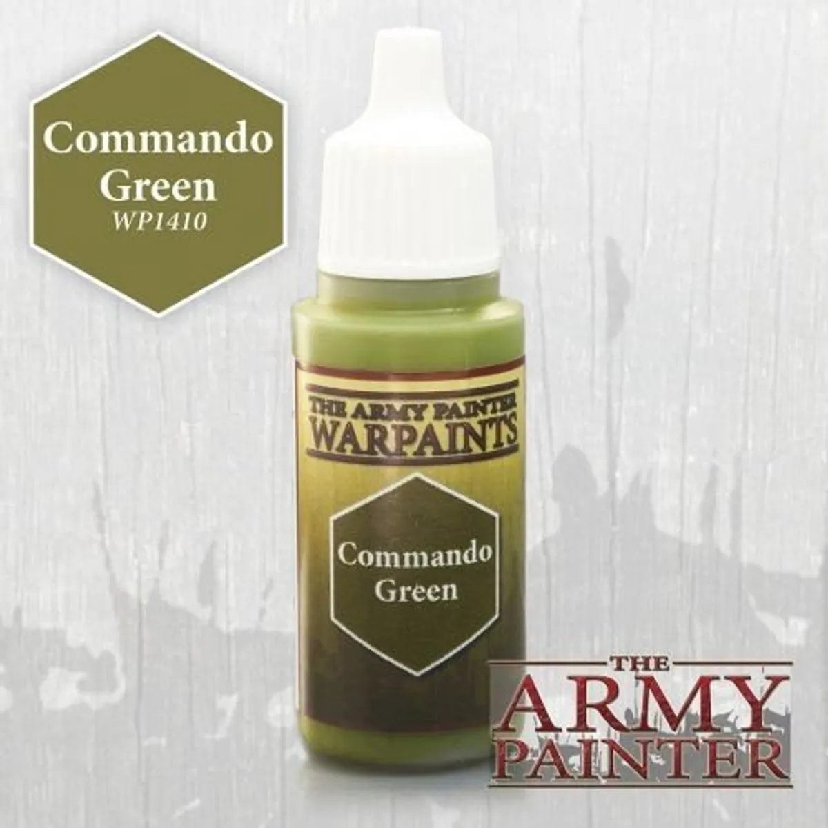 Army Painter Warpaints: Acrylics - Commando Green - WP1410