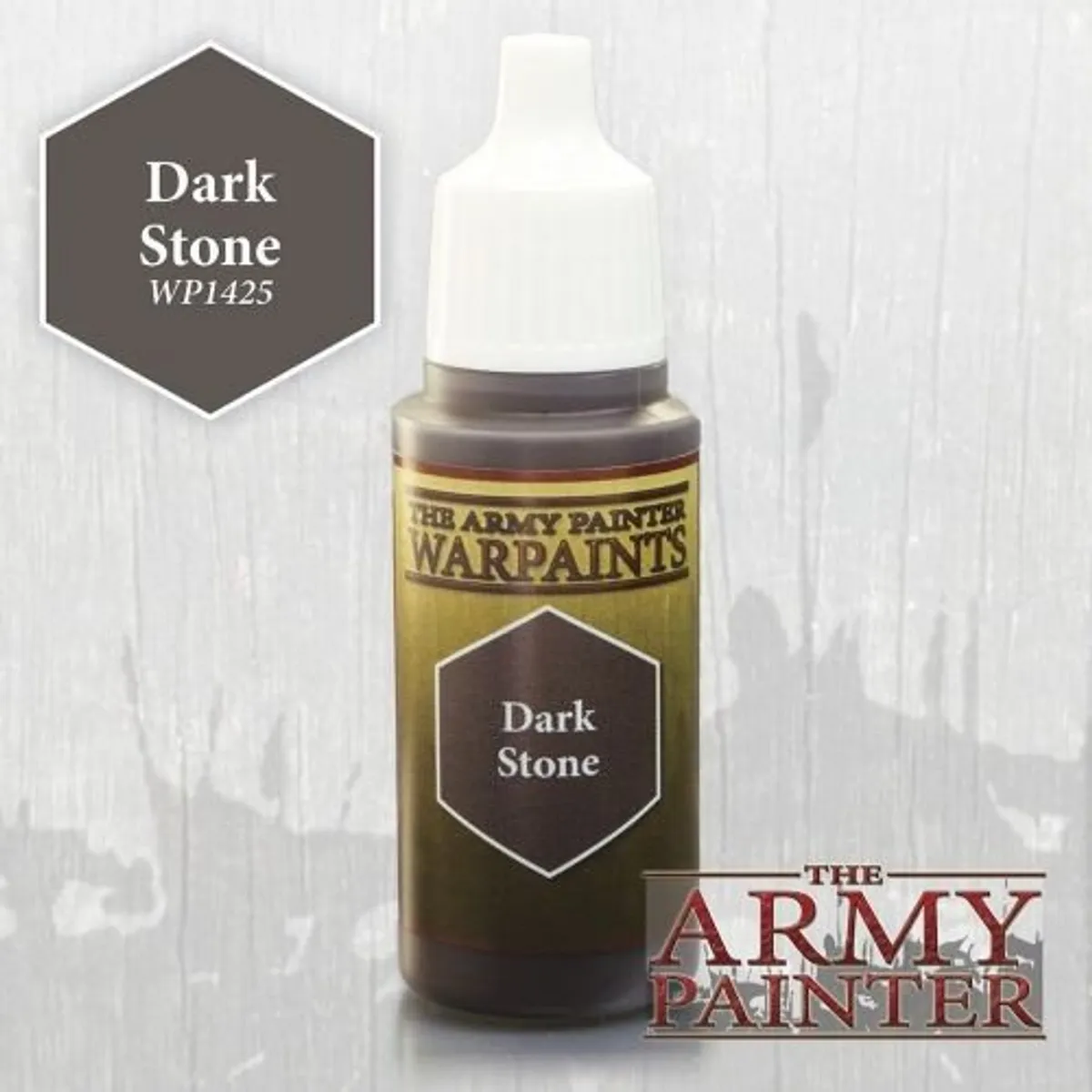 Army Painter Warpaints: Acrylics - Dark Stone - WP1425