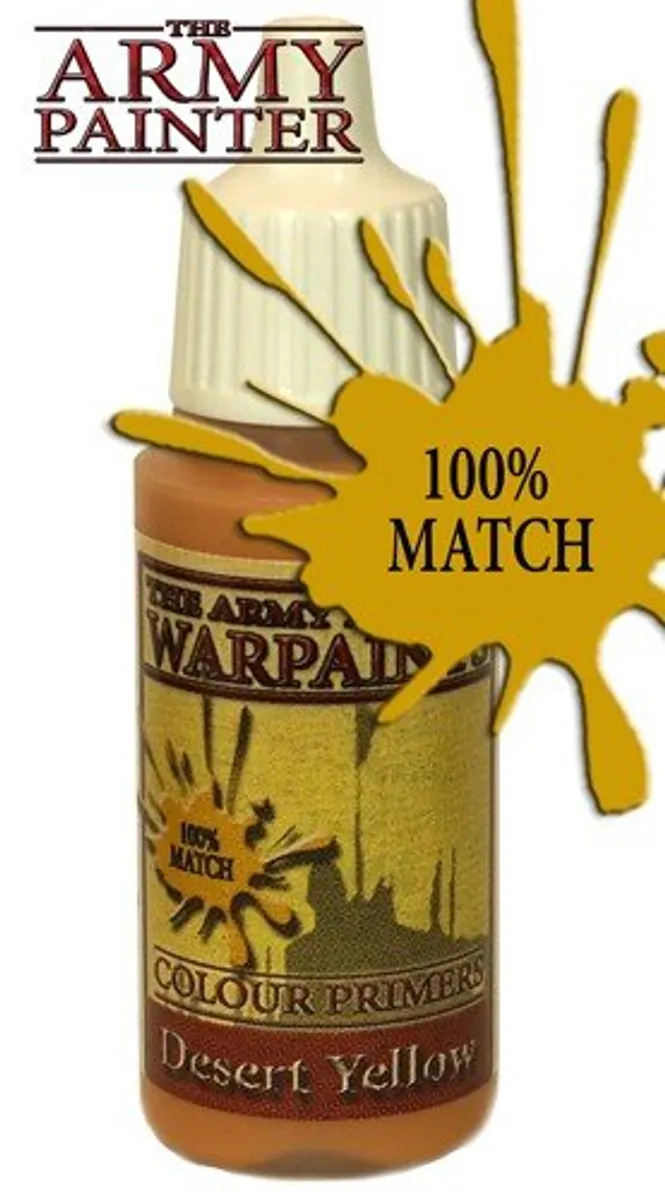 Army Painter Warpaints: Acrylics - Desert Yellow - WP1121