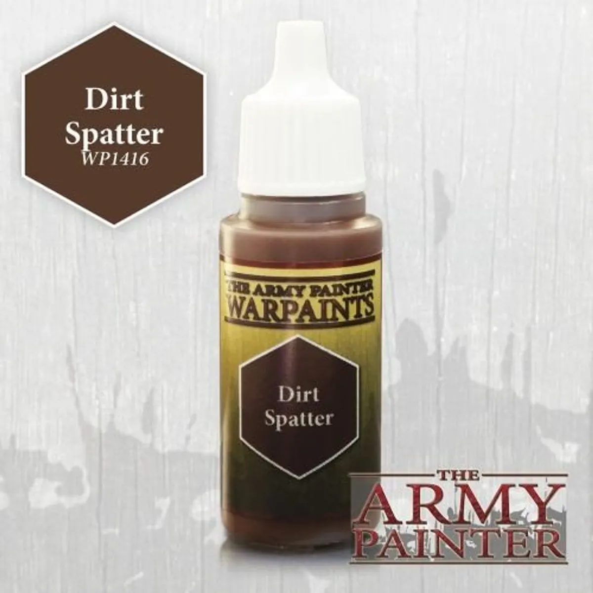 Army Painter Warpaints: Acrylics - Dirt Spatter - WP1416