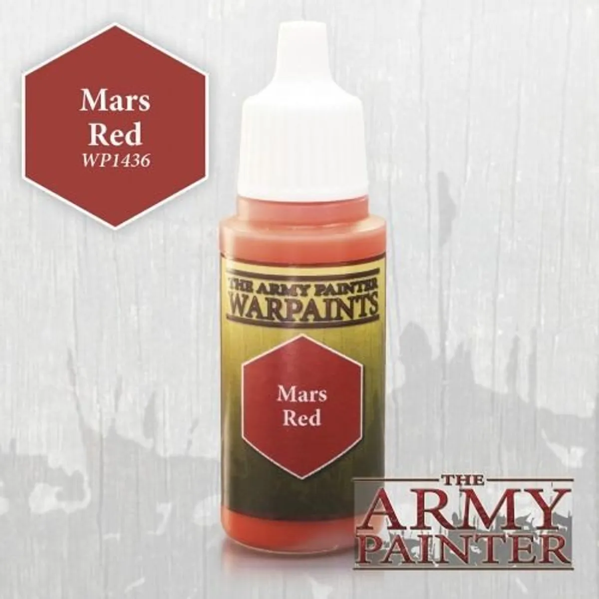 Army Painter Warpaints: Acrylics - Mars Red - WP1436