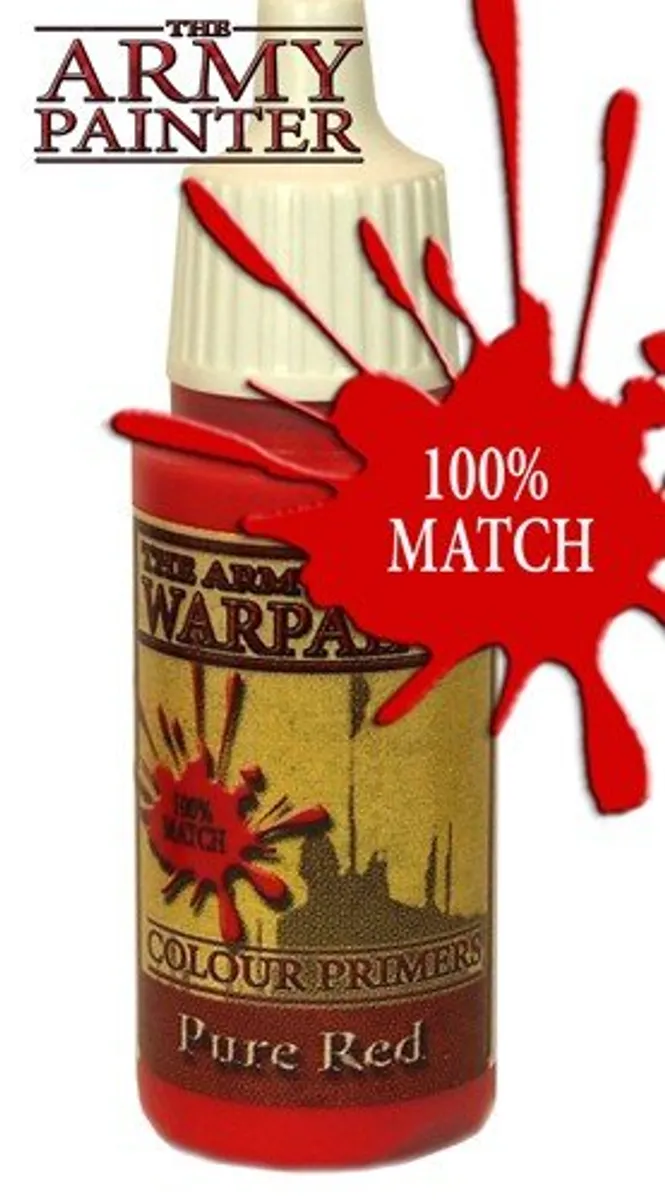 Army Painter Warpaints: Acrylics - Pure Red - WP1104