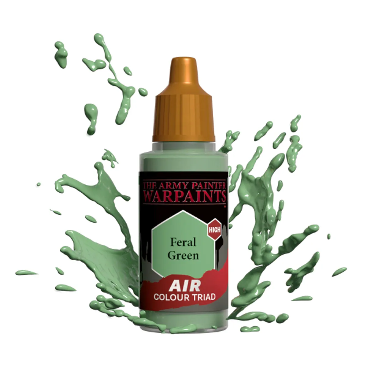 Army Painter Warpaints: Air Acrylics - Feral Green - AW4111