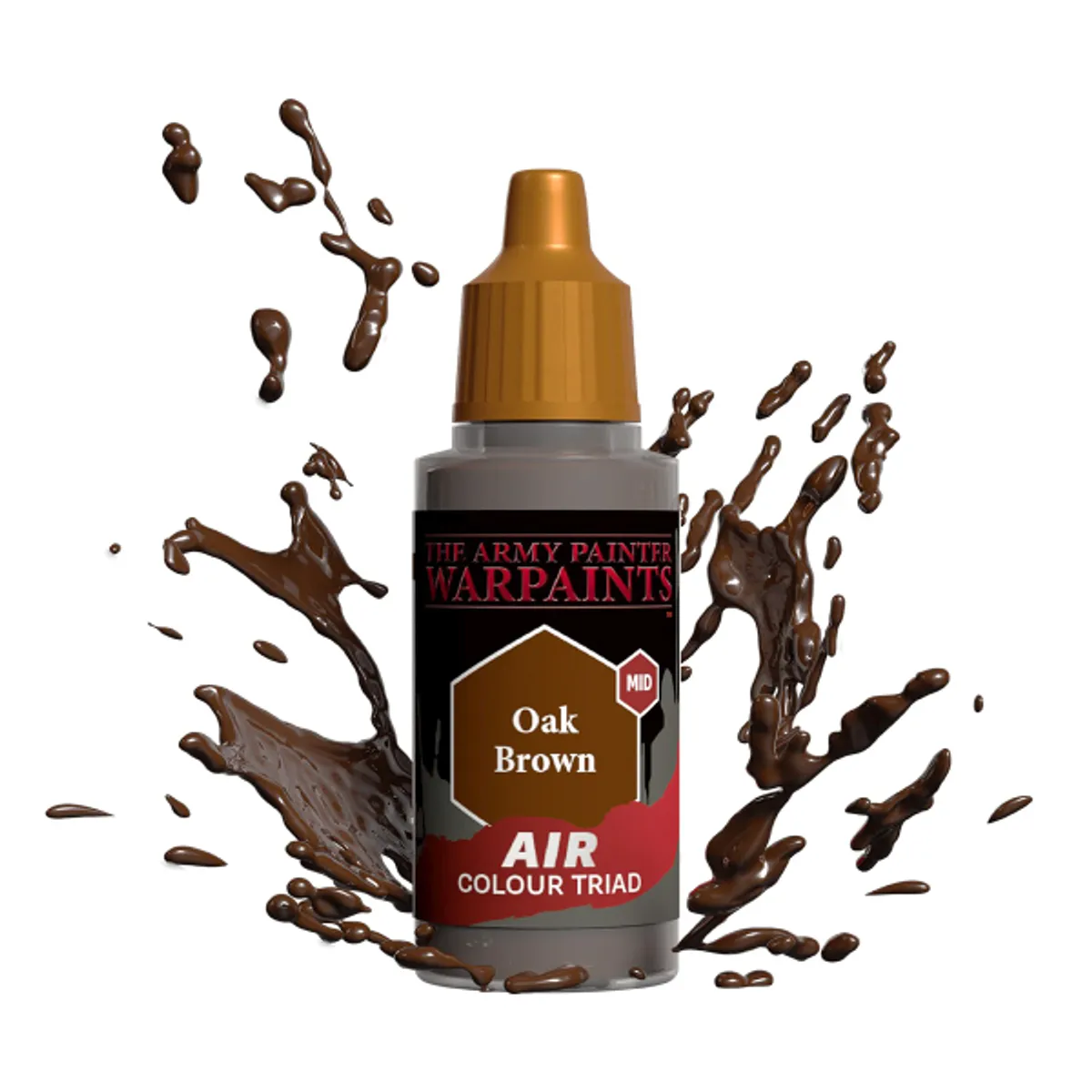 Army Painter Warpaints: Air Acrylics - Oak Brown - AW1124