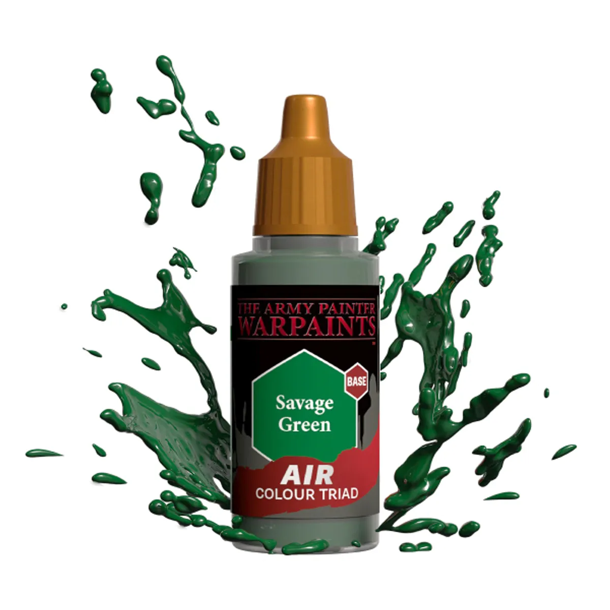 Army Painter Warpaints: Air Acrylics - Savage Green - AW3111