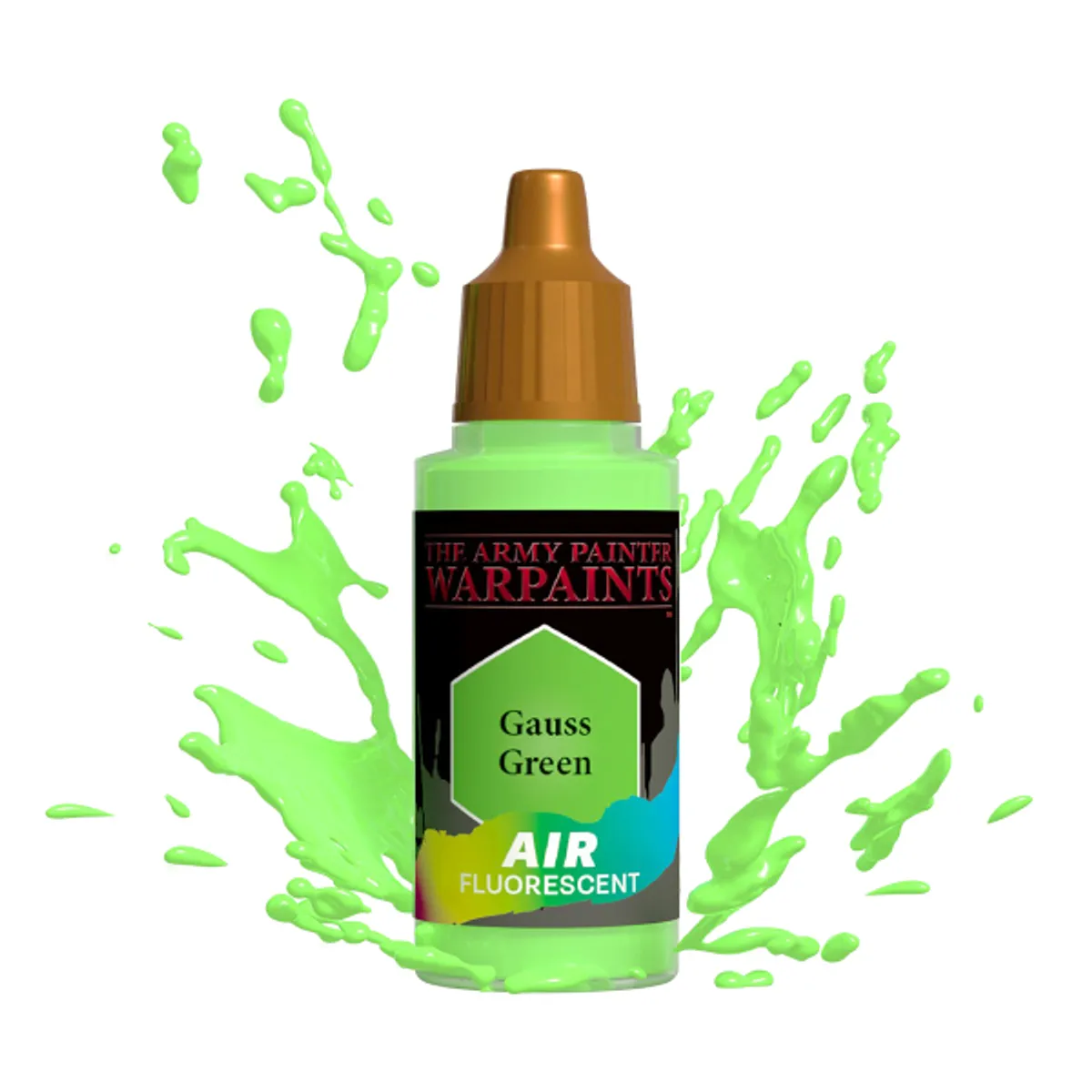 Army Painter Warpaints: Air Fluorescent - Gauss Green - AW1503