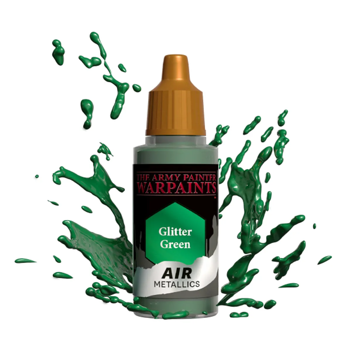 Army Painter Warpaints: Air Metallics - Glitter Green - AW1484