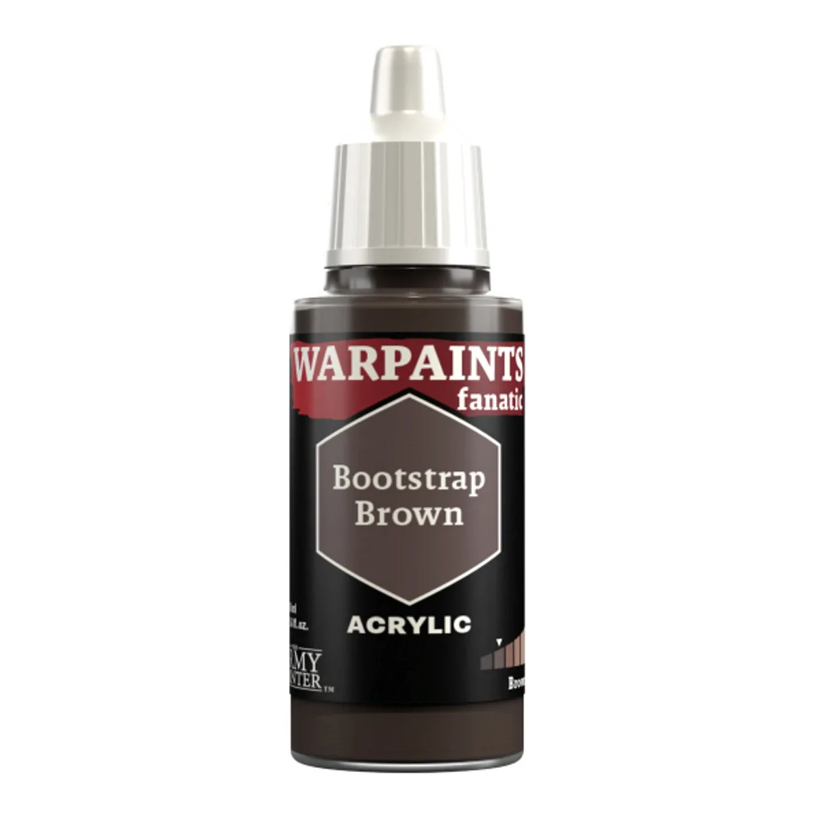 Army Painter Warpaints Fanatic: Acrylics - Bootstrap Brown - WP3074