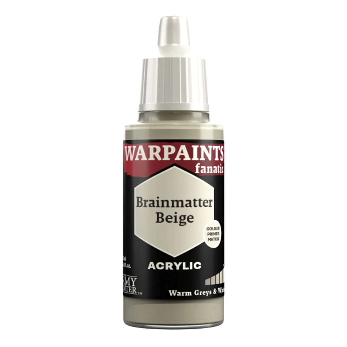 Army Painter Warpaints Fanatic: Acrylics - Brainmatter Beige - WP3011