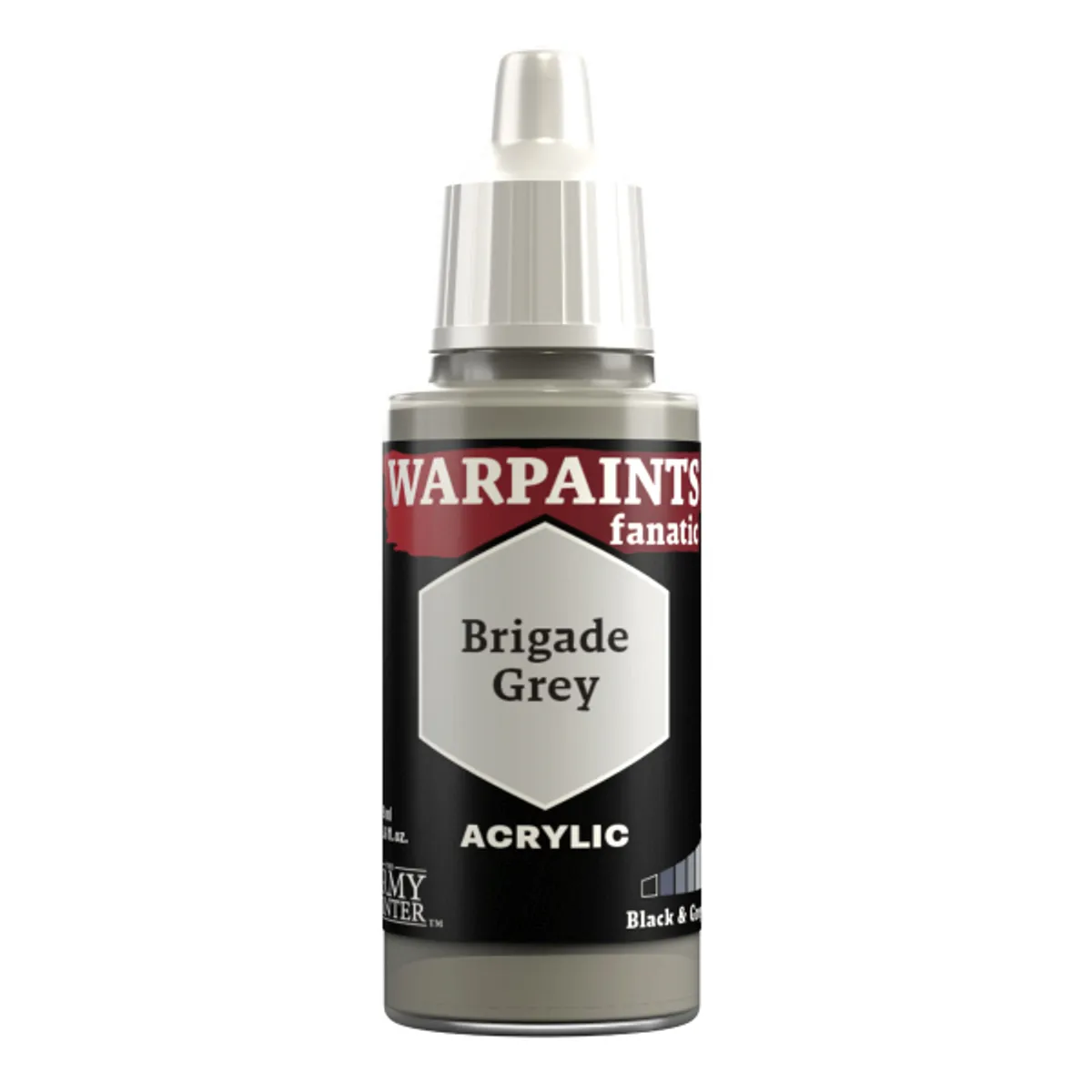 Army Painter Warpaints Fanatic: Acrylics - Brigade Grey - WP3006