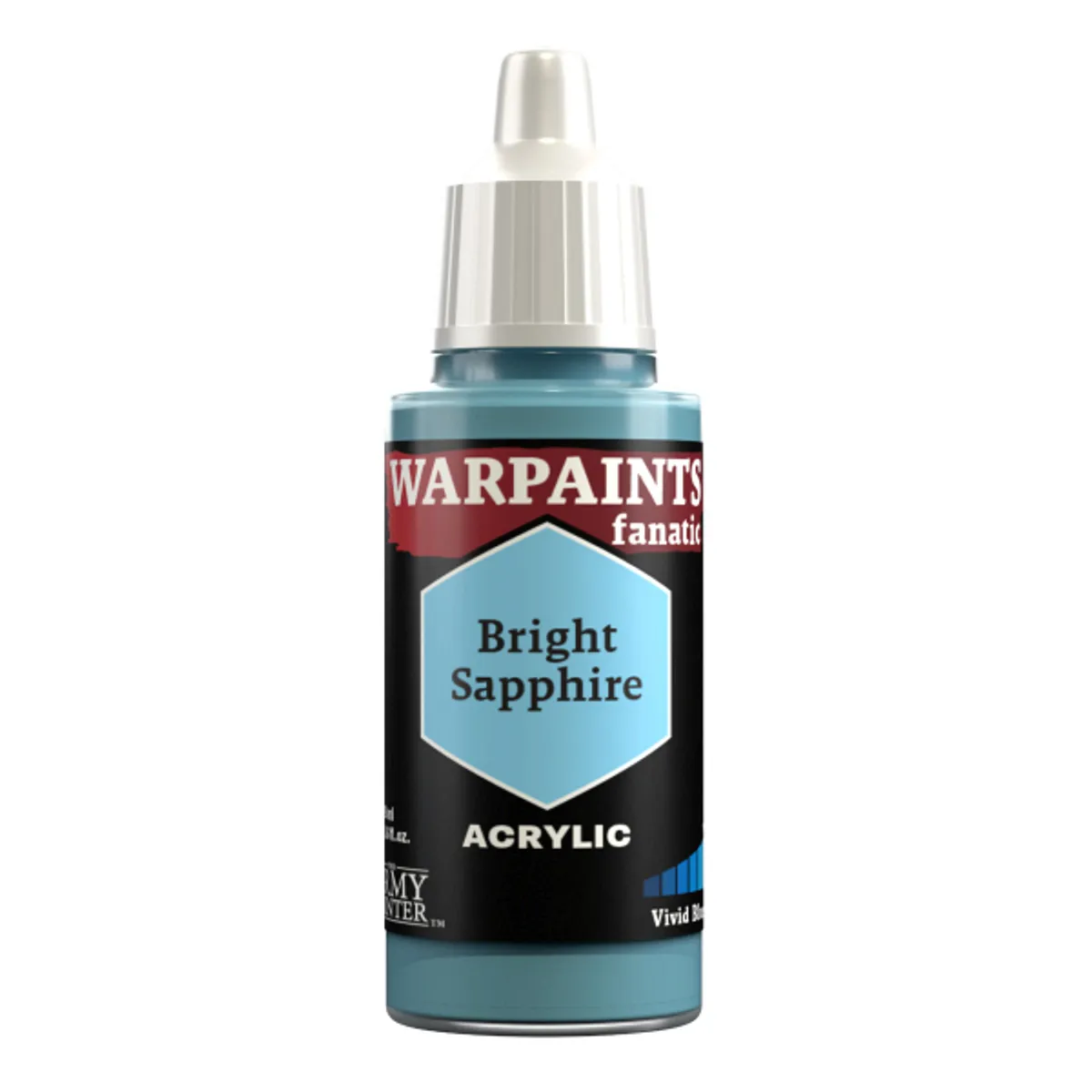 Army Painter Warpaints Fanatic: Acrylics - Bright Sapphire - WP3030