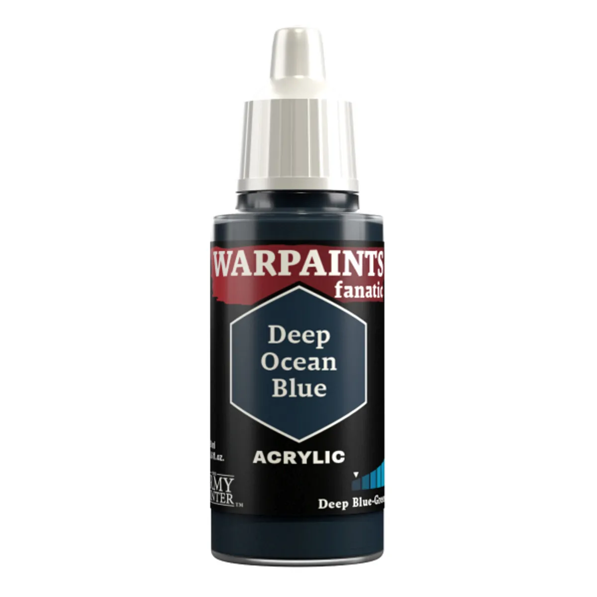 Army Painter Warpaints Fanatic: Acrylics - Deep Ocean Blue - WP3031