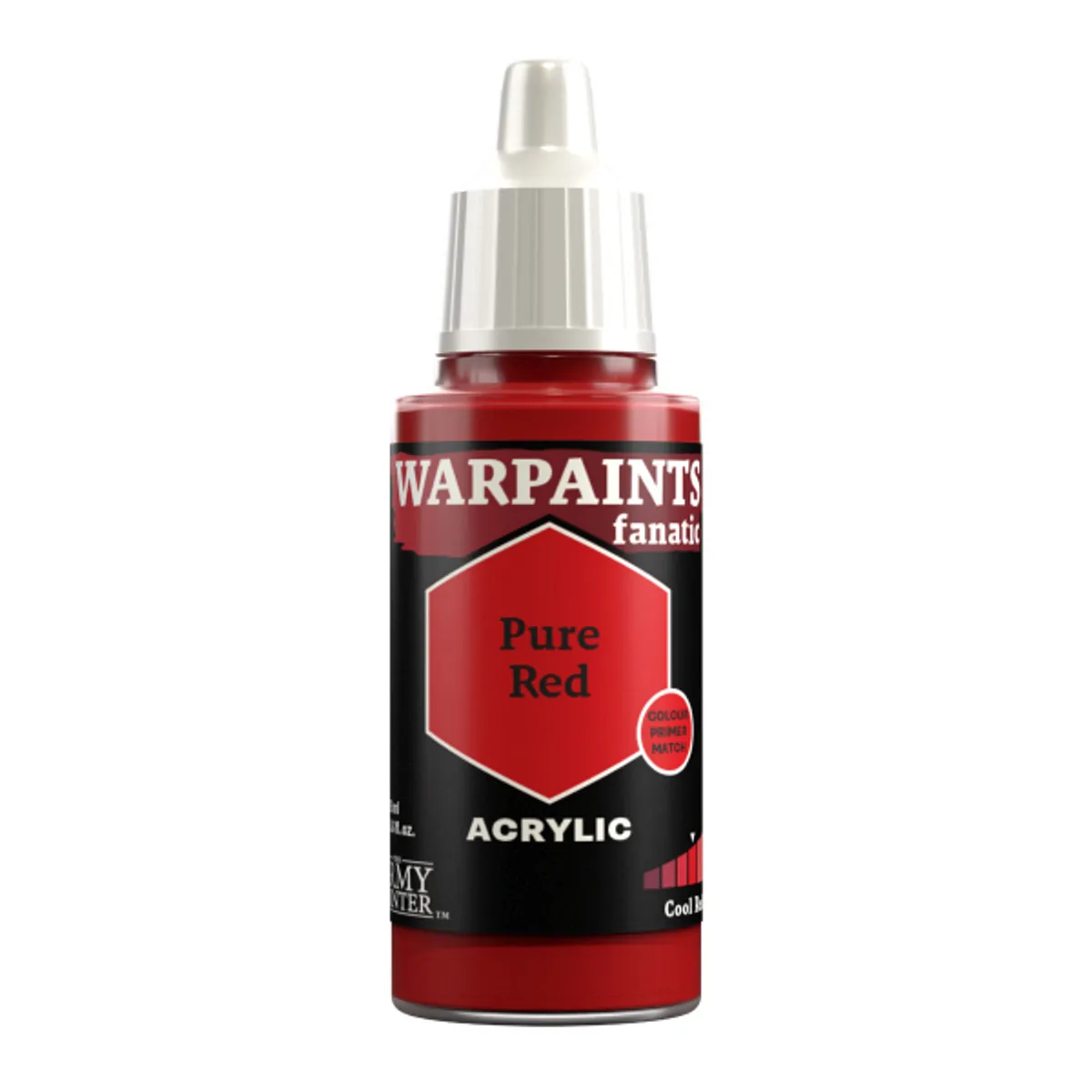 Army Painter Warpaints Fanatic: Acrylics - Pure Red - WP3118