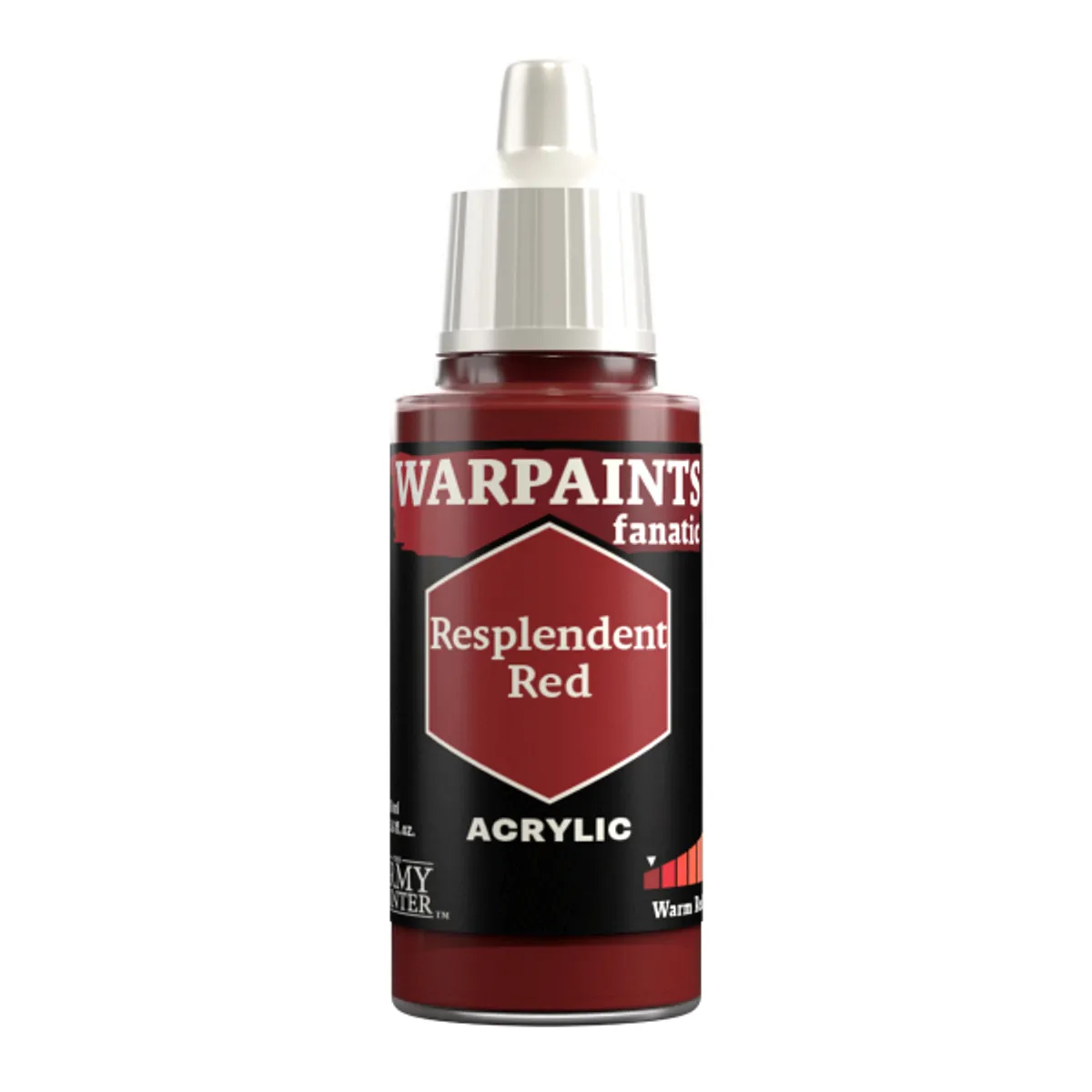 Army Painter Warpaints Fanatic: Acrylics - Resplendent Red - WP3103