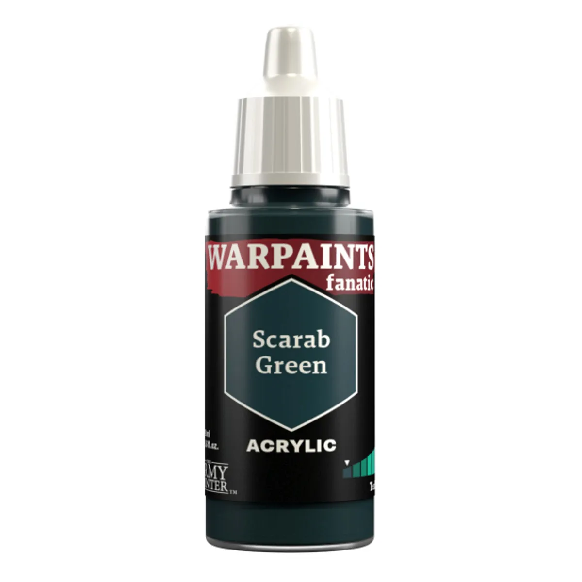 Army Painter Warpaints Fanatic: Acrylics - Scarab Green - WP3043