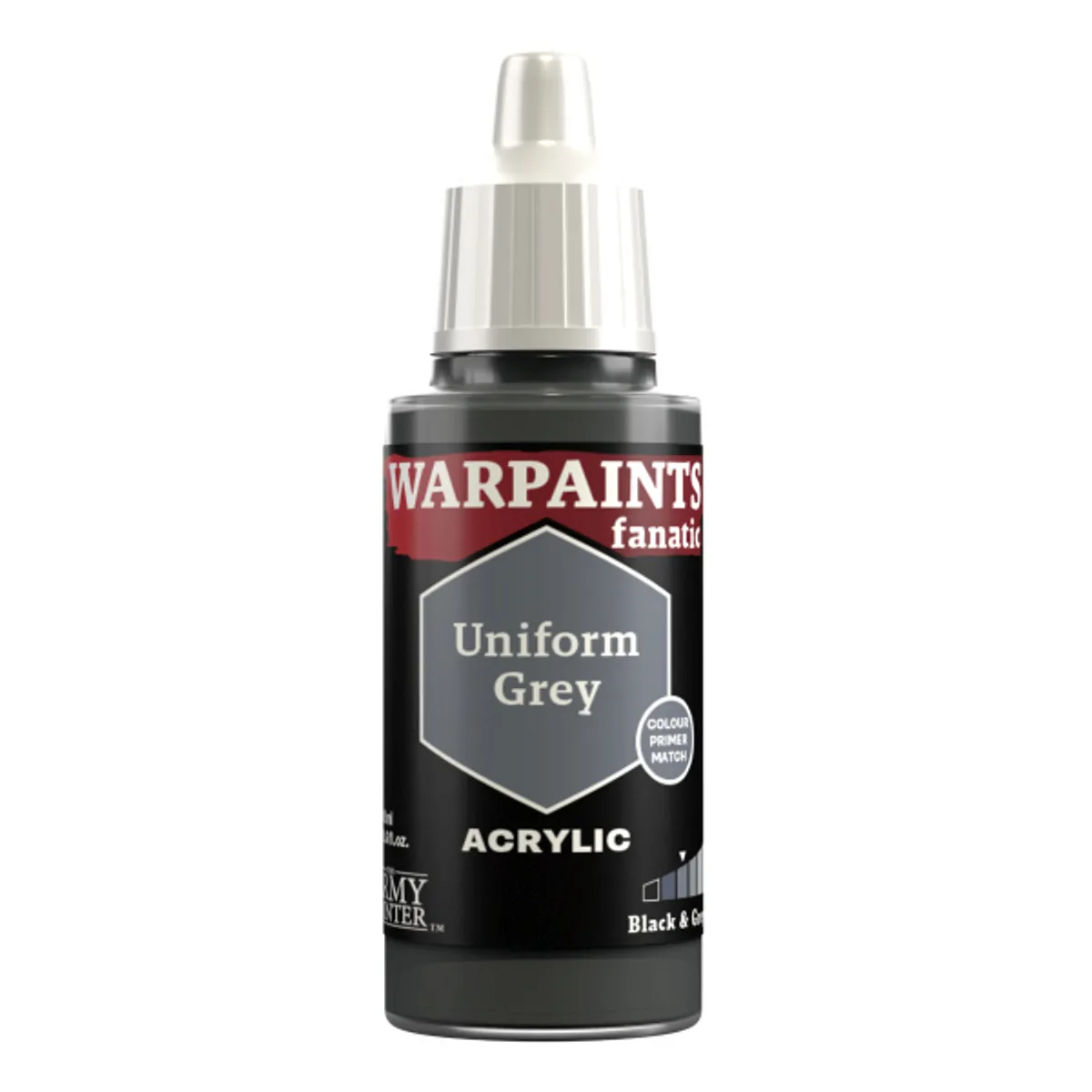 Army Painter Warpaints Fanatic: Acrylics - Uniform Grey - WP3003