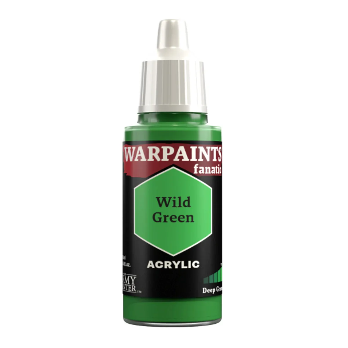 Army Painter Warpaints Fanatic: Acrylics - Wild Green - WP3053