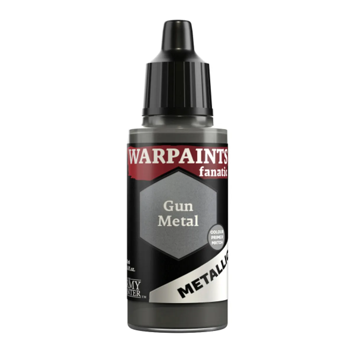 Army Painter Warpaints Fanatic: Metallics - Gun Metal - WP3193