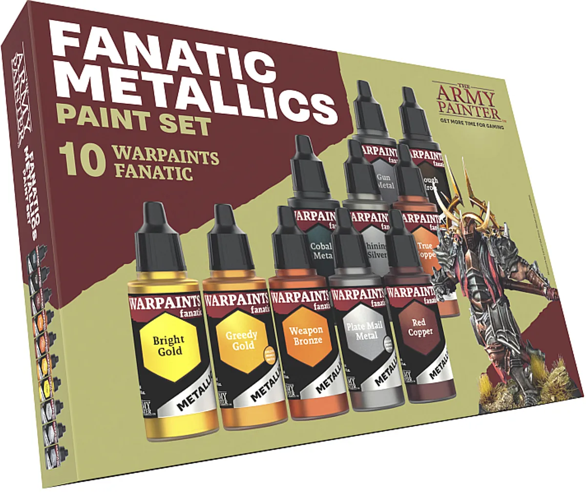 Army Painter - Warpaints Fanatic Metallics Paint Set - WP8069