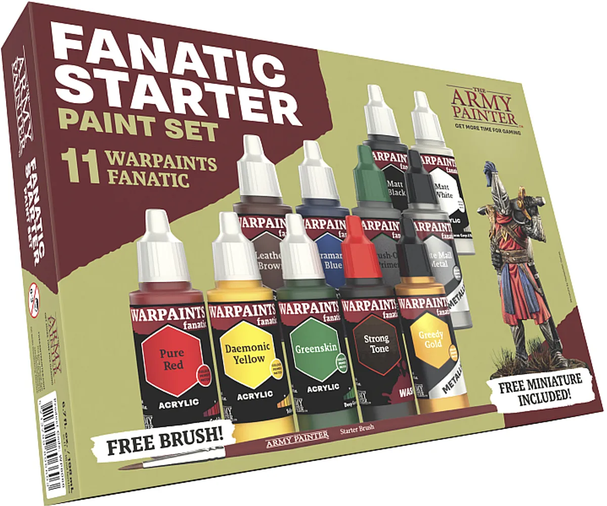 Army Painter - Warpaints Fanatic Starter Paint Set - WP8066