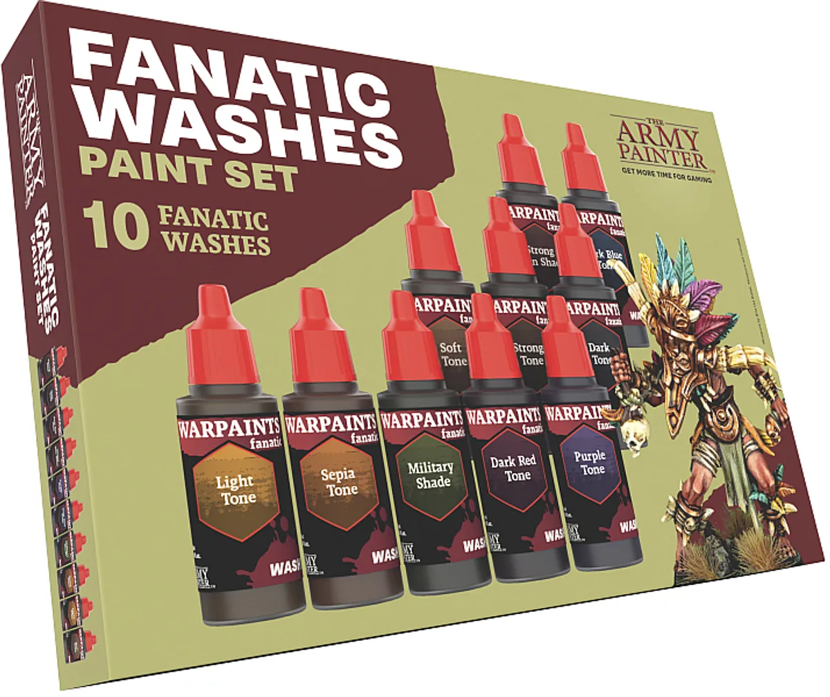 Army Painter - Warpaints Fanatic Washes Paint Set - WP8068