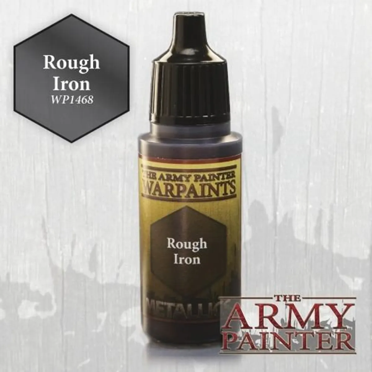 Army Painter Warpaints: Metallics - Rough Iron - WP1468