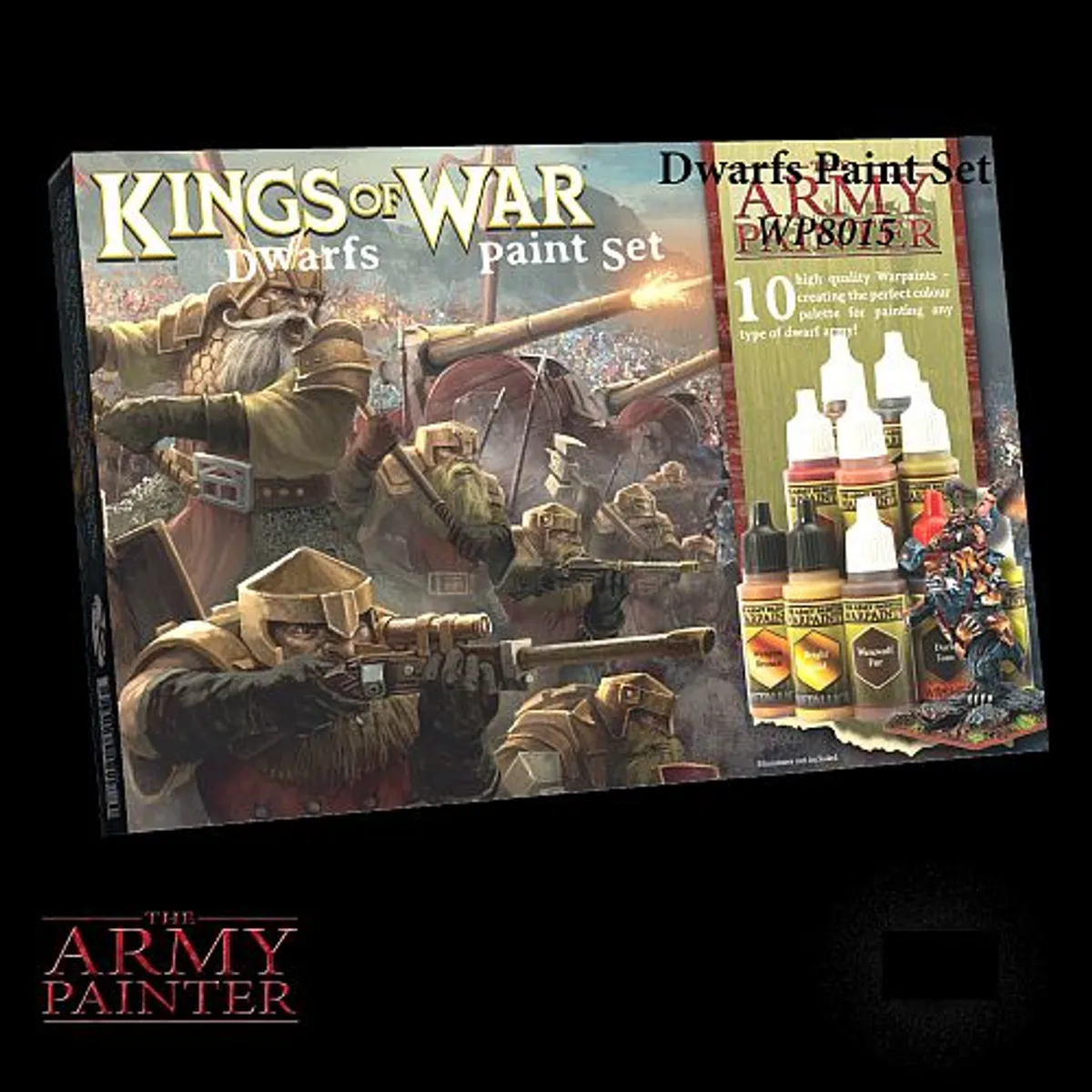 Army Painter - Warpaints Starter Set - Kings of War: Dwarfs Paint Set