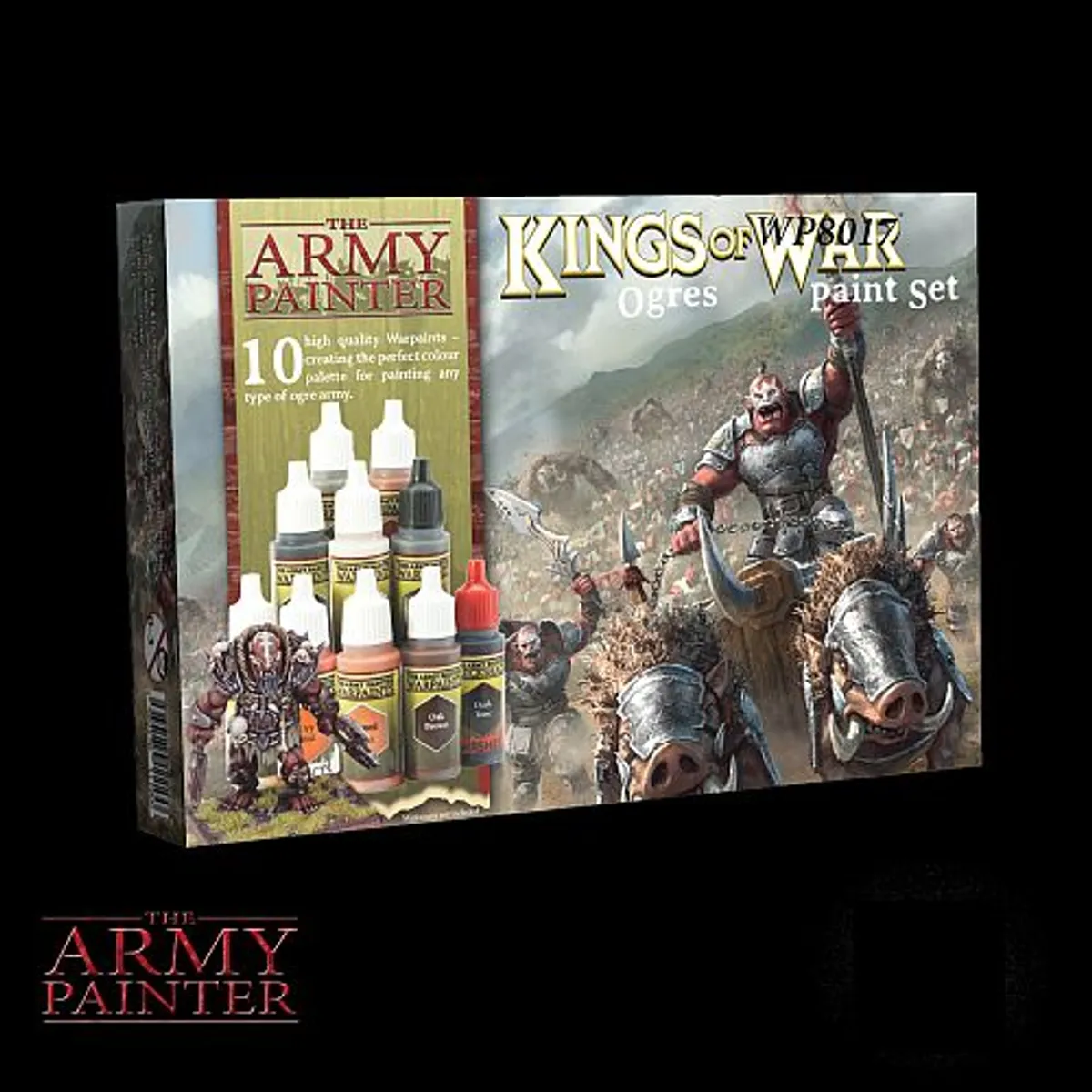 Army Painter - Warpaints Starter Set - Kings of War: Ogres Paint Set - WP8017