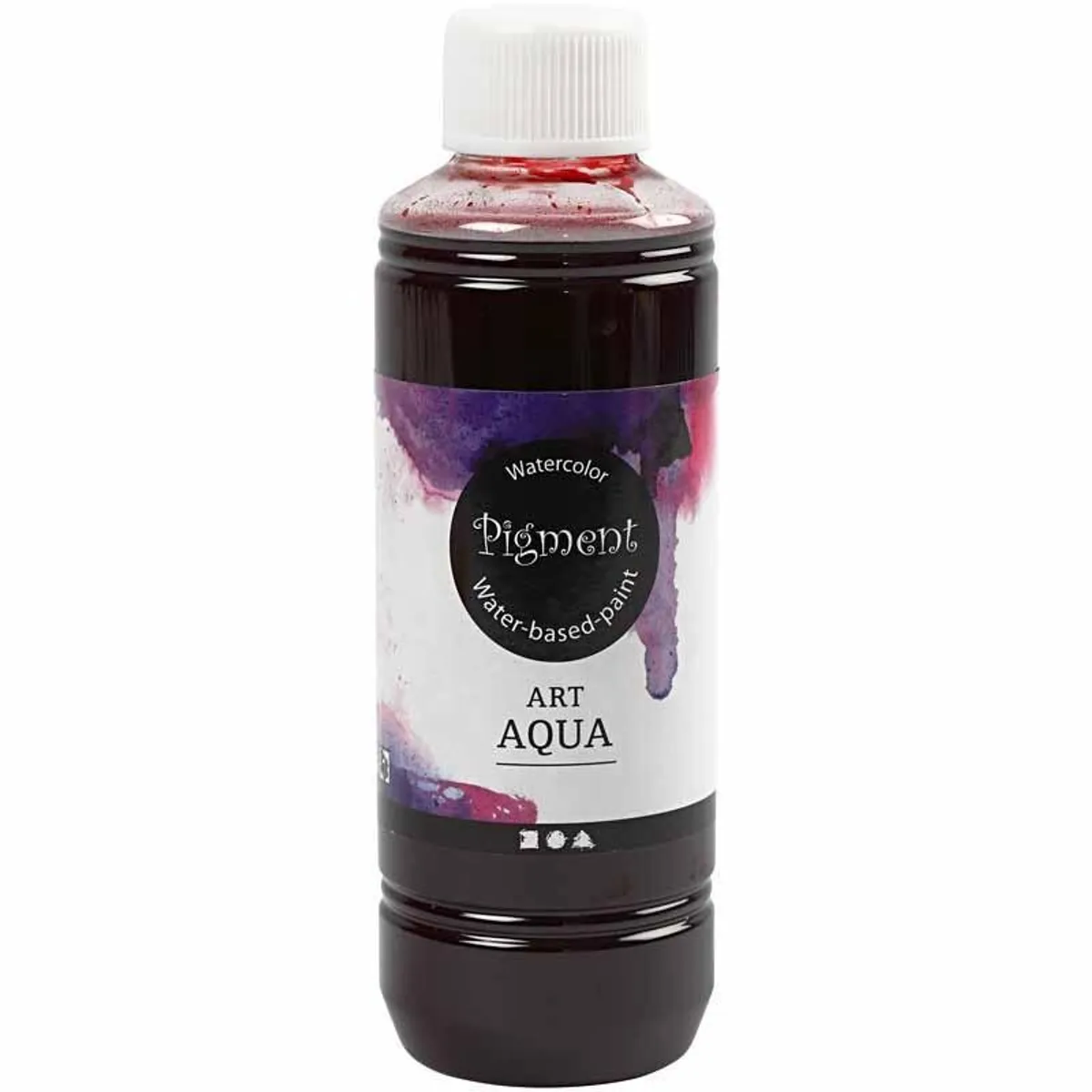 Art Aqua Pigment - Rød, 250 ml